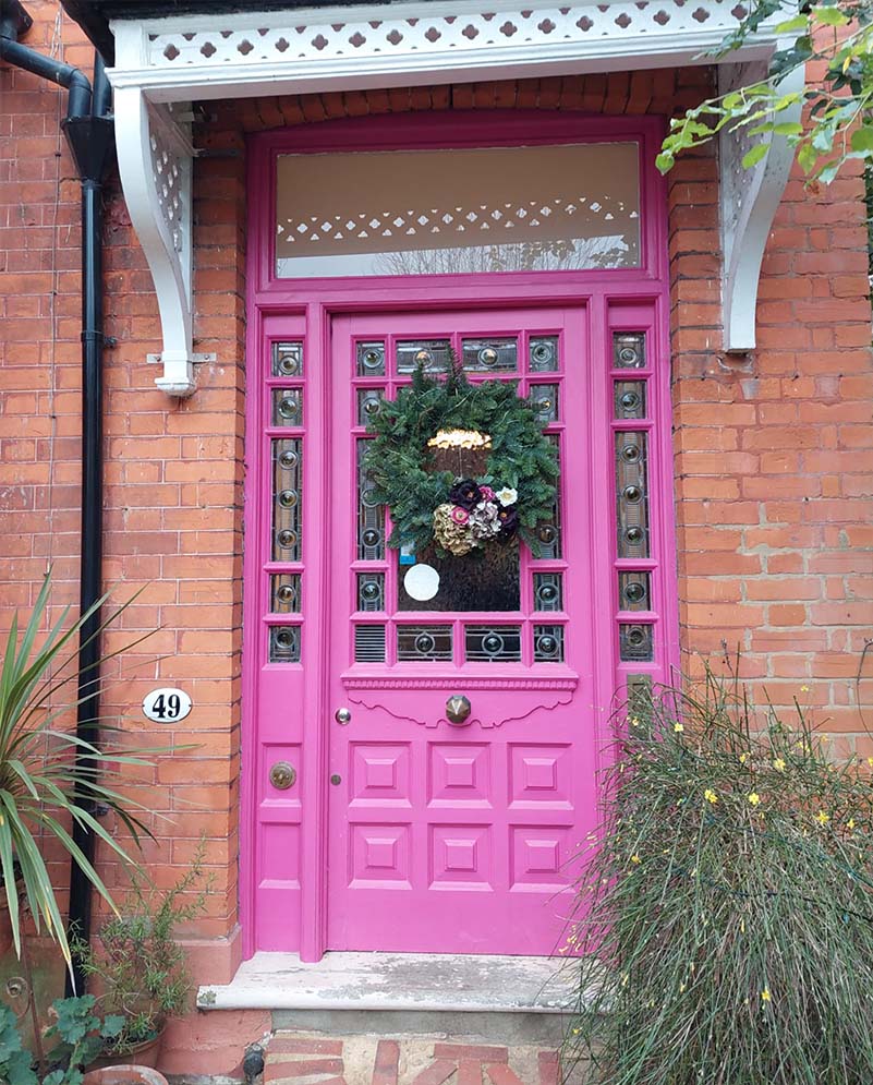 White Laminated Fan Light Muswell Hill external