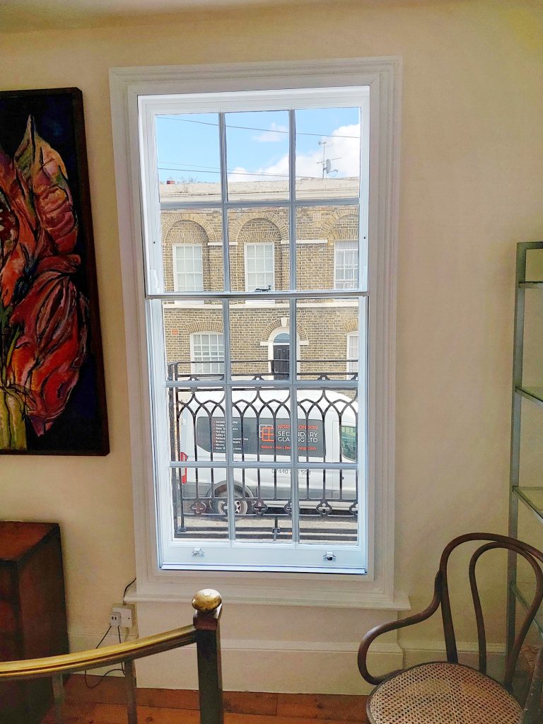 secondary glazing single window street van