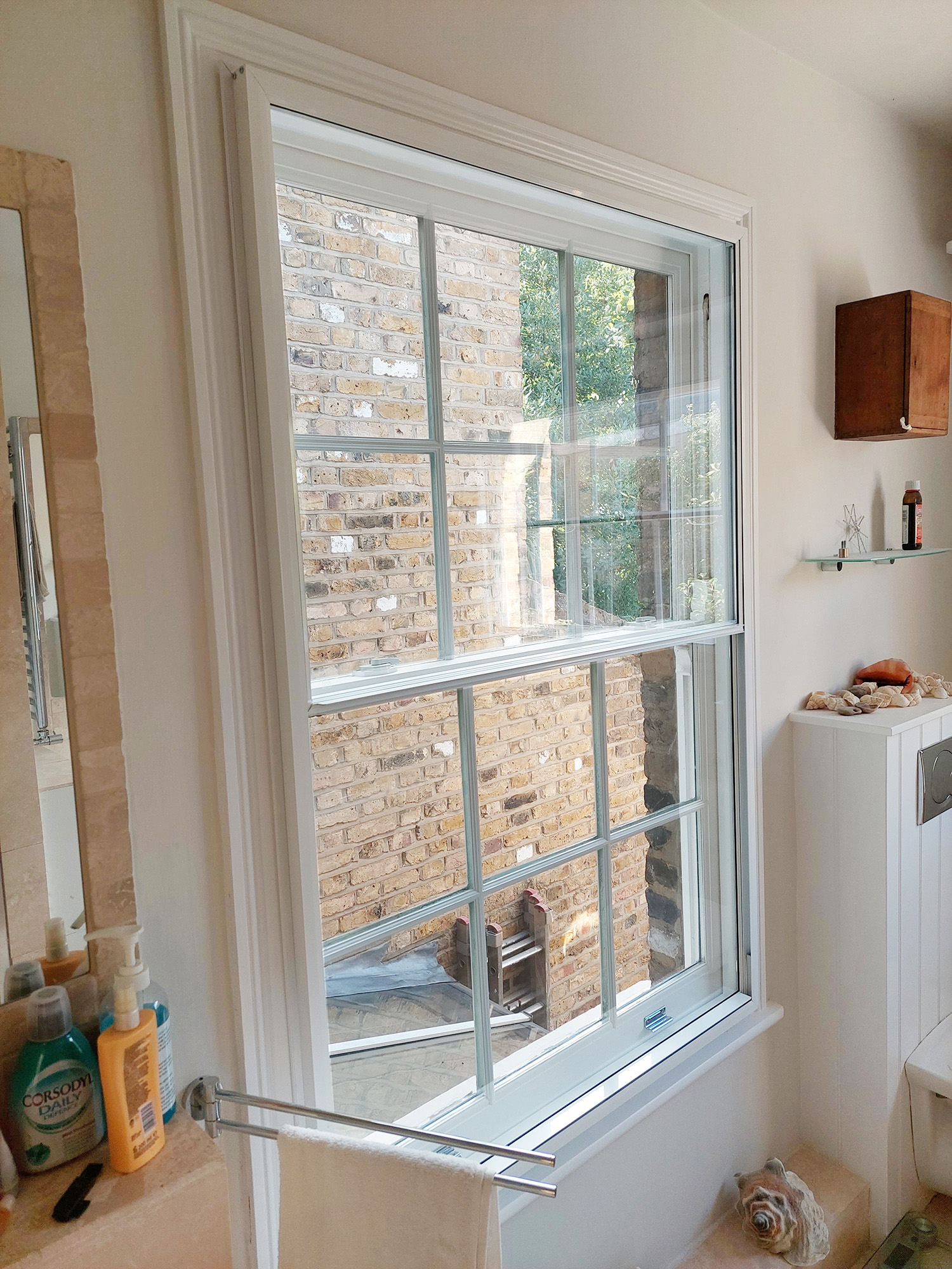 secondary glazing window bathroom